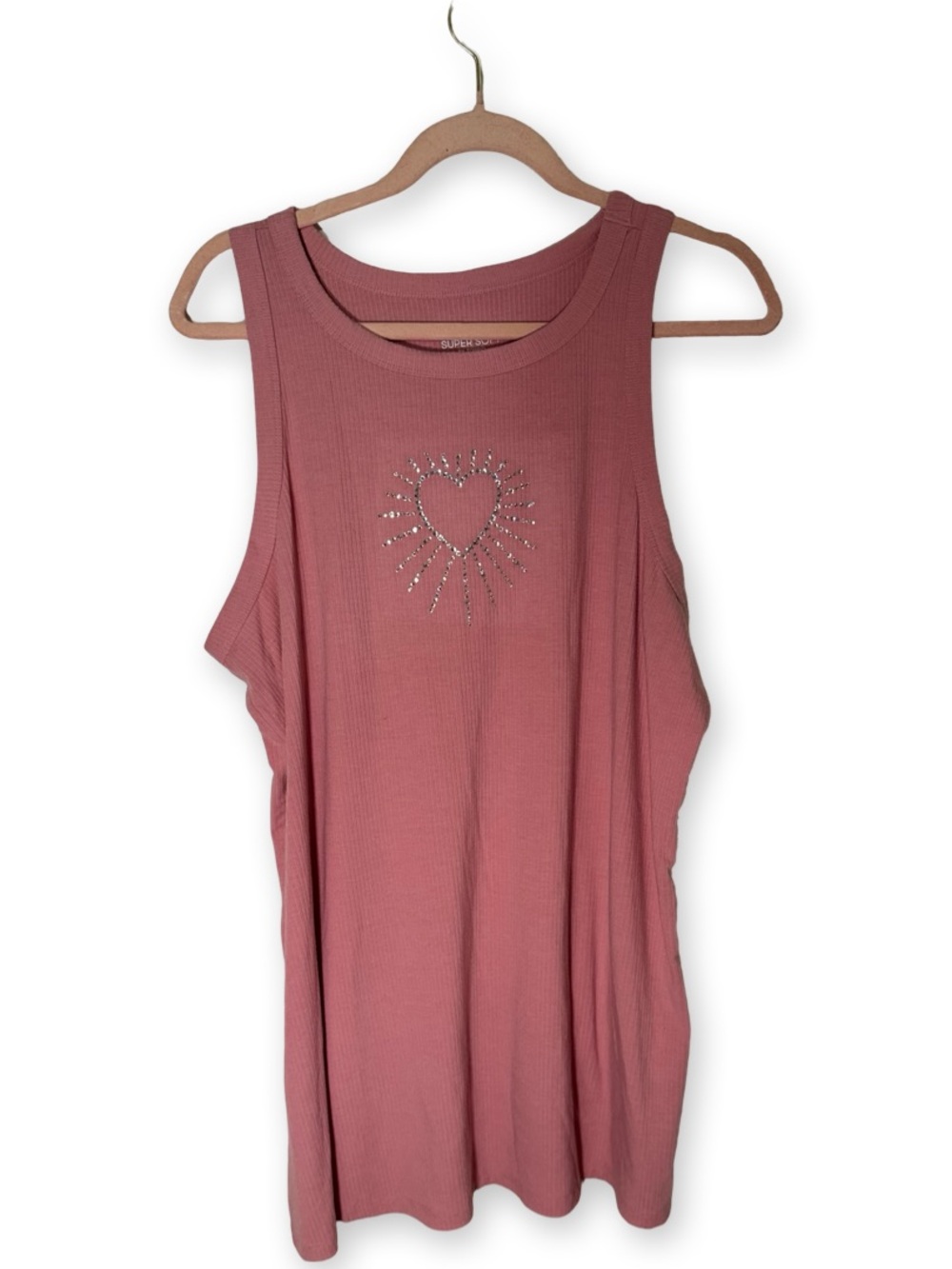 torrid size 3 tank top super soft casual lounge top stretchy ribbed knit layer